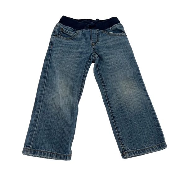 Gymboree Straight Leg Elastic Waistband Jeans Size 3T Kids - Picture 1 of 4